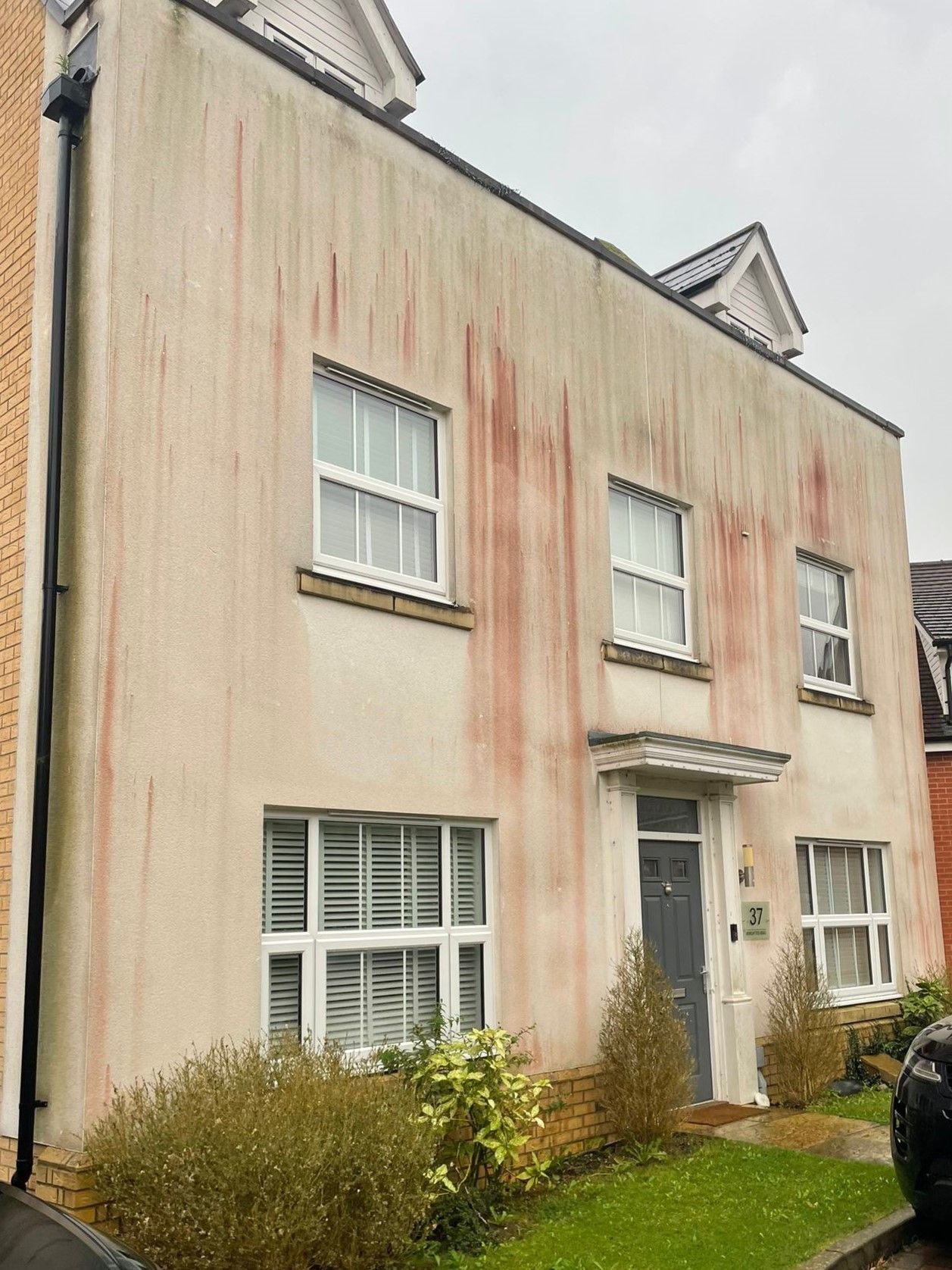 Theydon Bois before cleaning